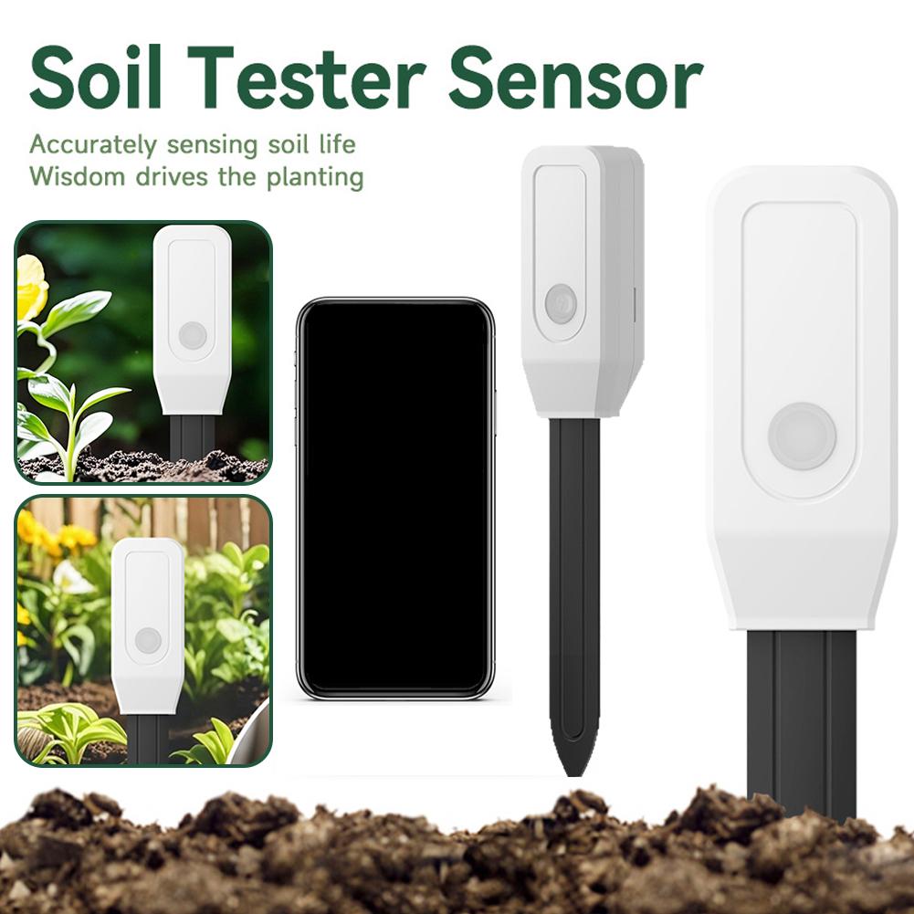 Smart Garden Kit - เซ็นเซอร์วัดดินอัจฉริยะ Tuya Zigbee 3.0, เครื่องตรวจจับอุณหภูมิและความชื้นแบบไร้สาย, ป้องกันการรดน้ำเกินสำหรับต้นไม้ในกระถาง