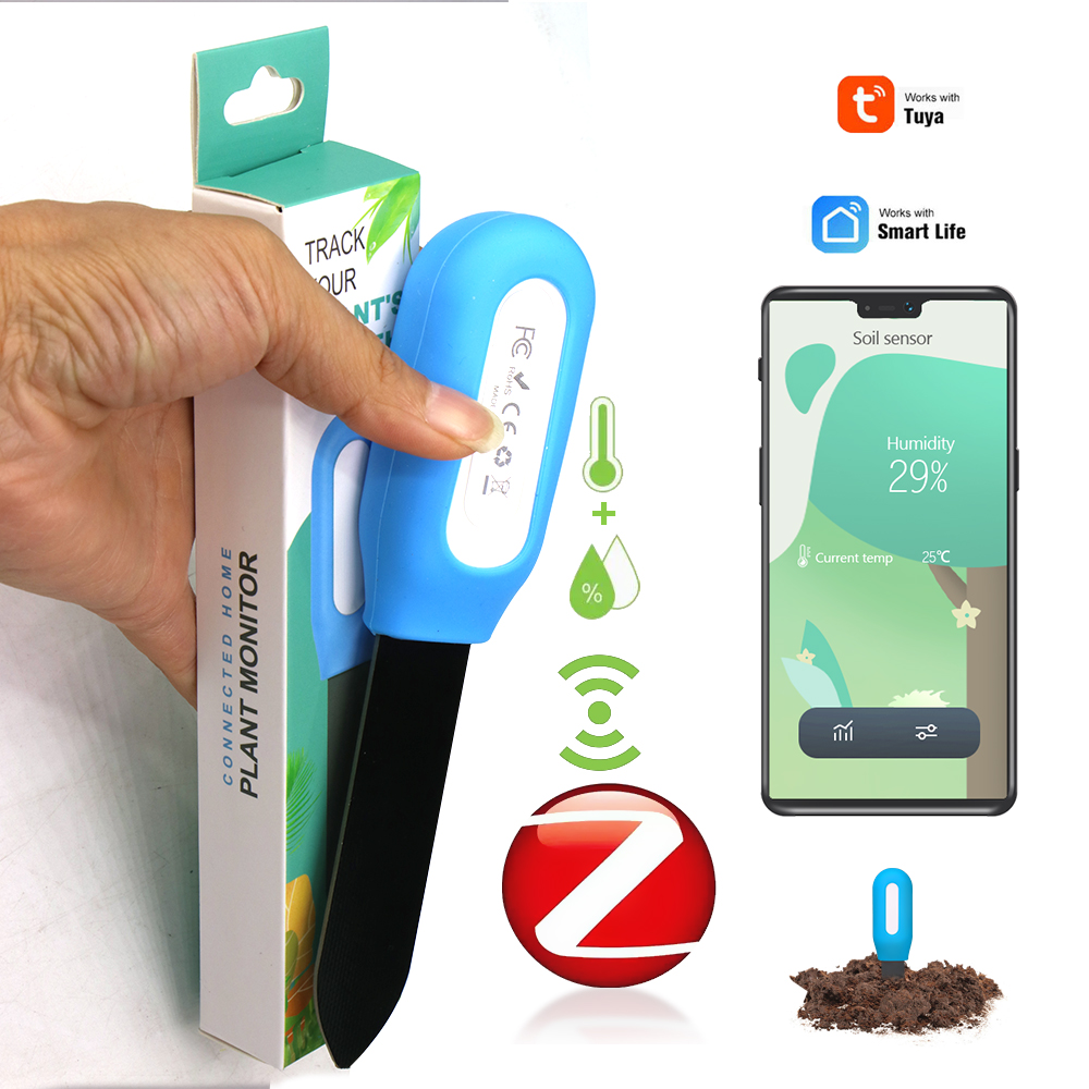 Smart Garden Usa - เซ็นเซอร์ดินอัจฉริยะ Zigbee สำหรับสวนในบ้าน เรือนกระจก พืช ดอกไม้