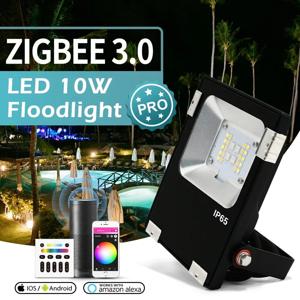 Smart Zigbee Garden Light - GLEDOPTO Zigbee 3.0 สมาร์ท Floodlight LED