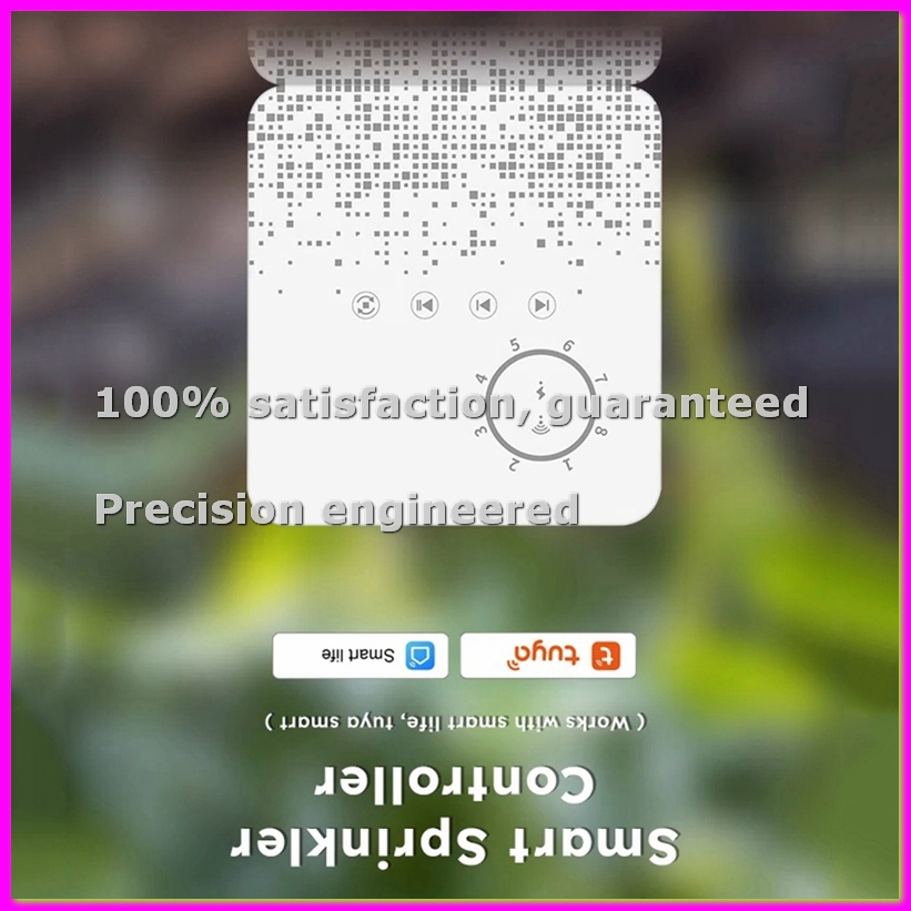 Smart Garden Irrigation - ตัวควบคุมสปริงเกอร์อัจฉริยะ Tuya WiFi 8 โซน ตัวตั้งเวลาให้น้ำอัตโนมัติ