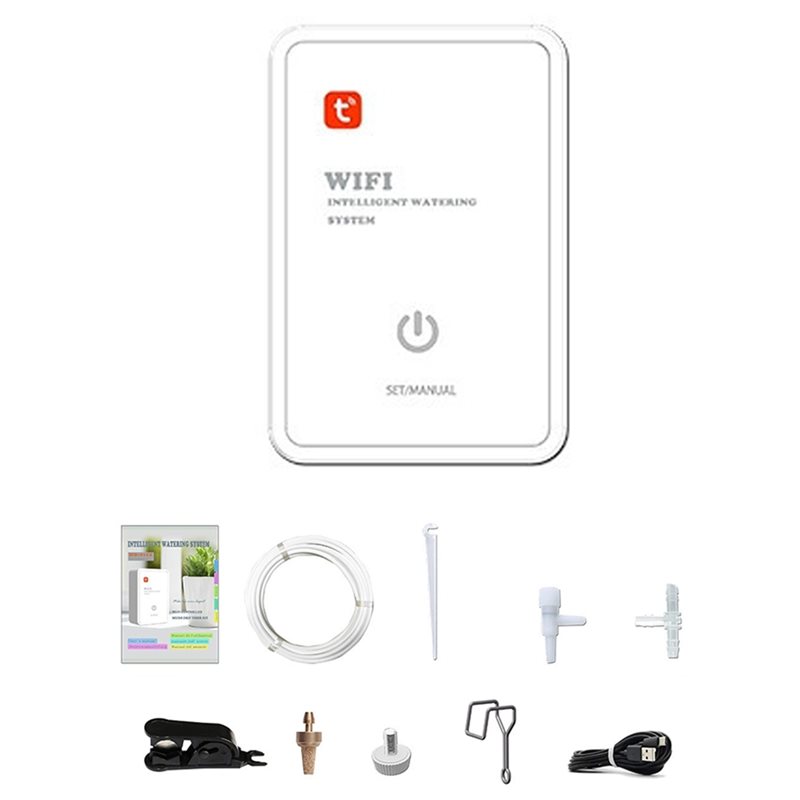 Smart Garden Kit - อุปกรณ์ควบคุมการรดน้ำสวนอัจฉริยะ ABMR-Tuya Smart Wifi ระบบให้น้ำหยดอัตโนมัติ ชุดอุปกรณ์ระบบน้ำหยด