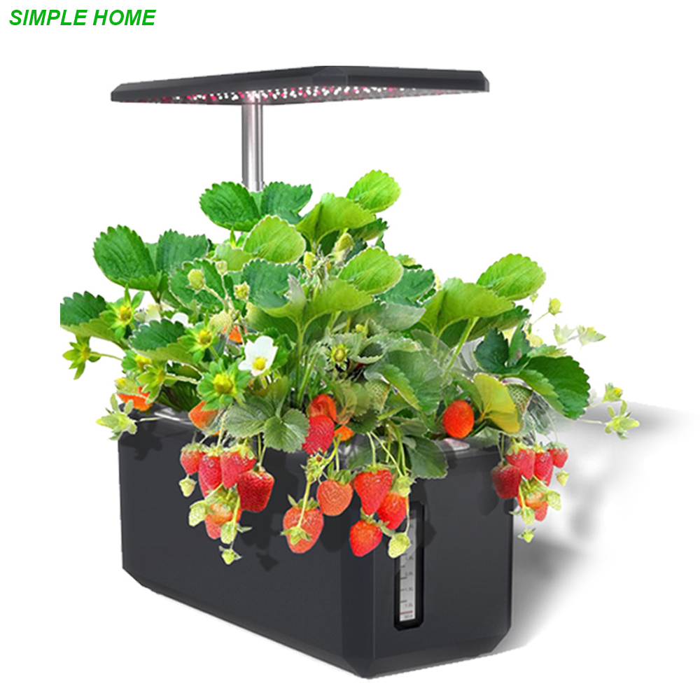 Smart Garden Nursery - ระบบปลูกไฮโดรโปนิกส์พร้อมพืชในร่มเต็มสเปกตรัม LED เติบโตแสงปลอดสารพิษ Soilless สมาร์ทปลูกสวนในร่ม
