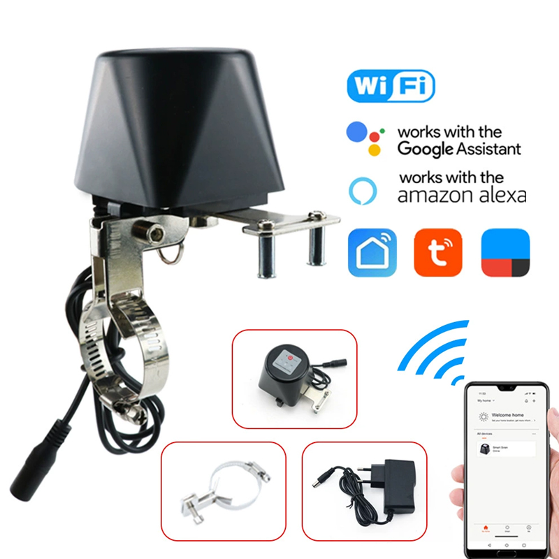 Smart Garden Water - วาล์วแก๊สอัจฉริยะ Tuya พร้อม WIFI ตัวควบคุมการรดน้ำในสวนแบบตั้งเวลา รองรับ