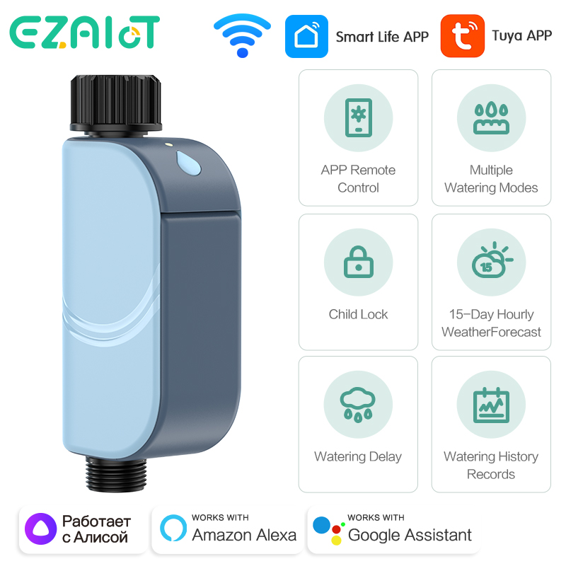 Smart Garden Nursery - สมาร์ท Tuya WIFI สวนรดน้ําจับเวลาอัตโนมัติโรยน้ําวาล์วจับเวลากลางแจ้งชลประทานรดน้ําระบบ Alexa Google