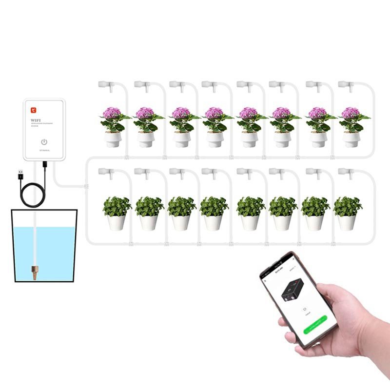 ชุดระบบรดน้ำหยดอัตโนมัติ Tuya  - Smart Garden Kit บทวิจารณ์และราคา