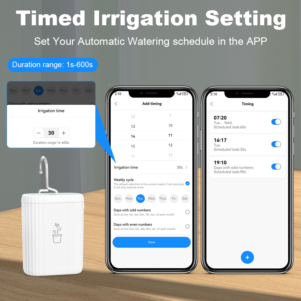 MANHOT WiFi ปั๊มน้ำอัจฉริยะแบต - Smart Garden Home Assistant บทวิจารณ์และราคา