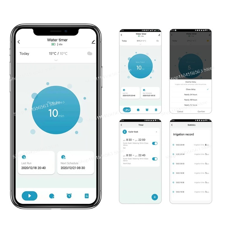 ตัวตั้งเวลาควบคุมการรดน้ำสวนอั - Smart Garden Water บทวิจารณ์และราคา