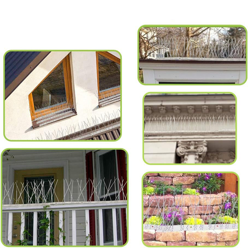 เดือยไล่นกสแตนเลส 2 ชิ้น เดือย - Smart Garden Fence บทวิจารณ์และราคา