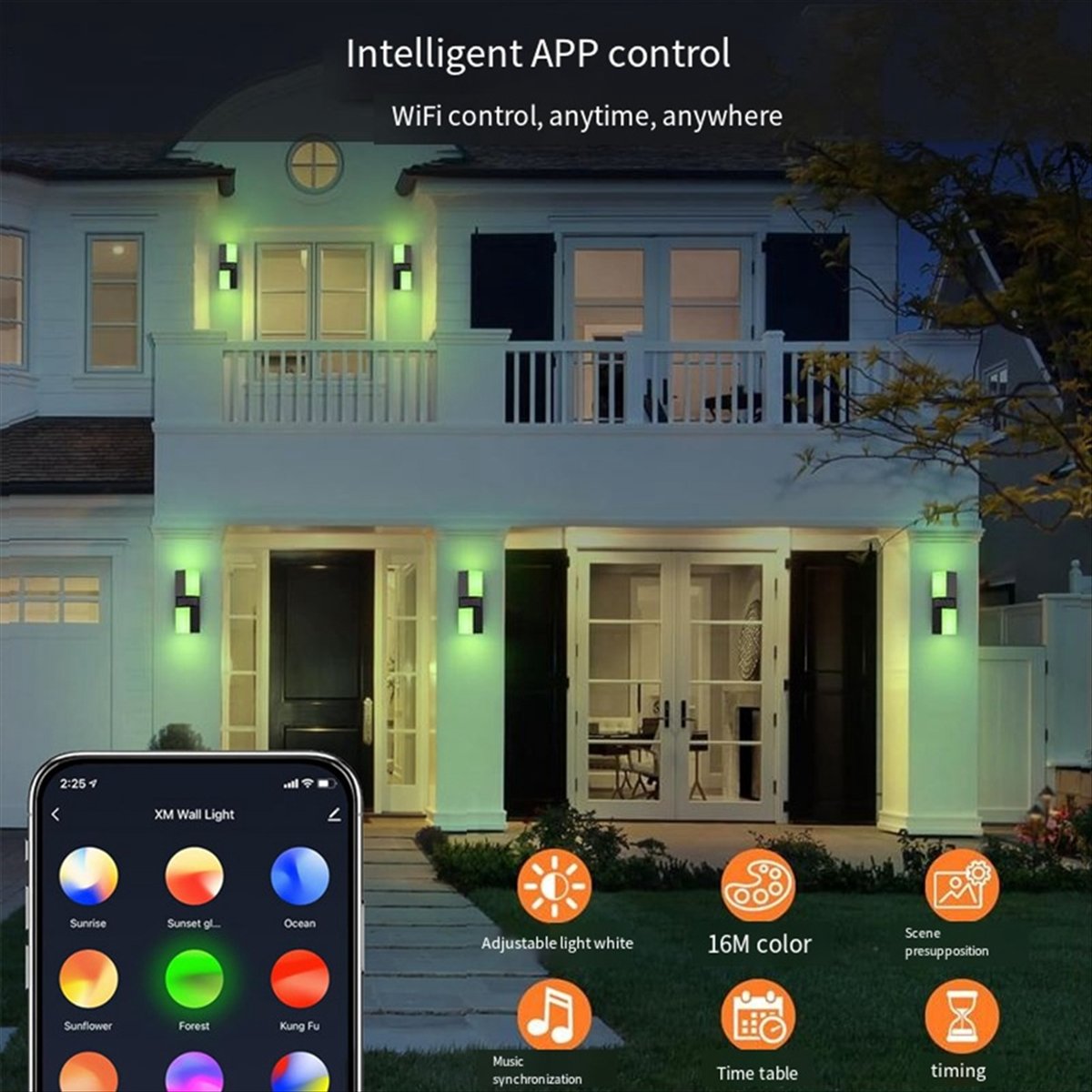 โคมไฟติดผนัง LED รุ่น AA19 แบบ - Smart Garden Fence บทวิจารณ์และราคา