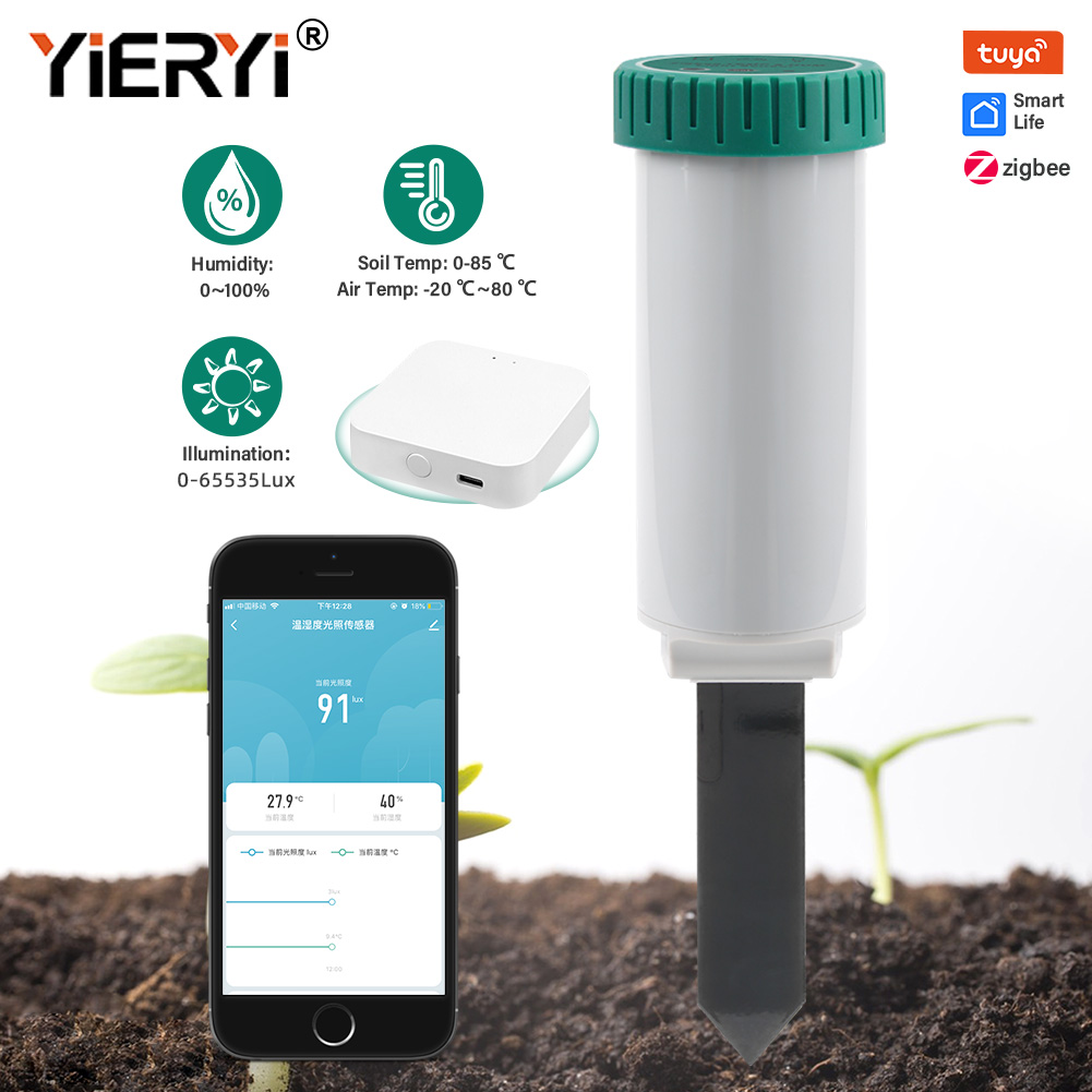 เซ็นเซอร์วัดความชื้นในดินไร้สา - Smart Zigbee Garden Light บทวิจารณ์และราคา