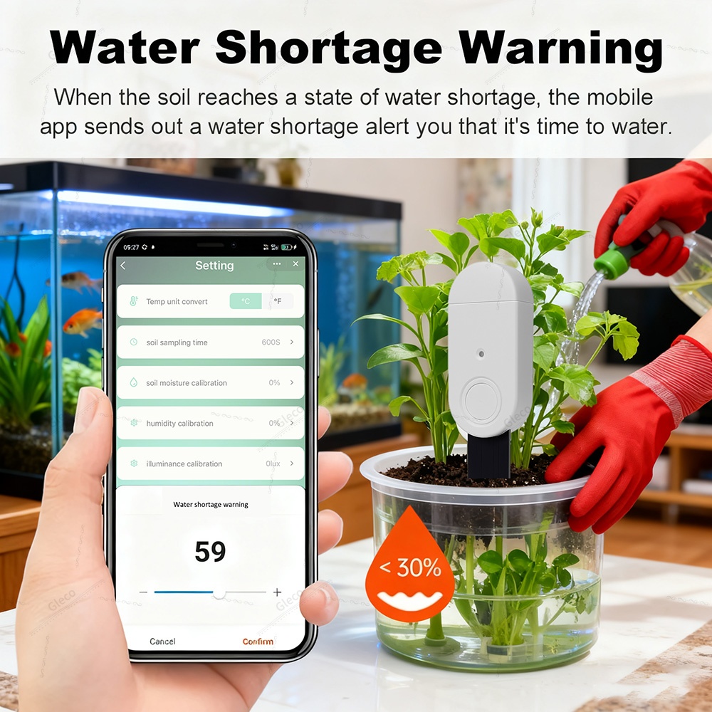 เซ็นเซอร์วัดความชื้นในดิน วัดอ - Smart Zigbee Garden Light บทวิจารณ์และราคา
