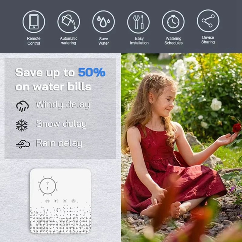 ตัวควบคุมสปริงเกอร์อัจฉริยะ Tu - Smart Garden Irrigation บทวิจารณ์และราคา