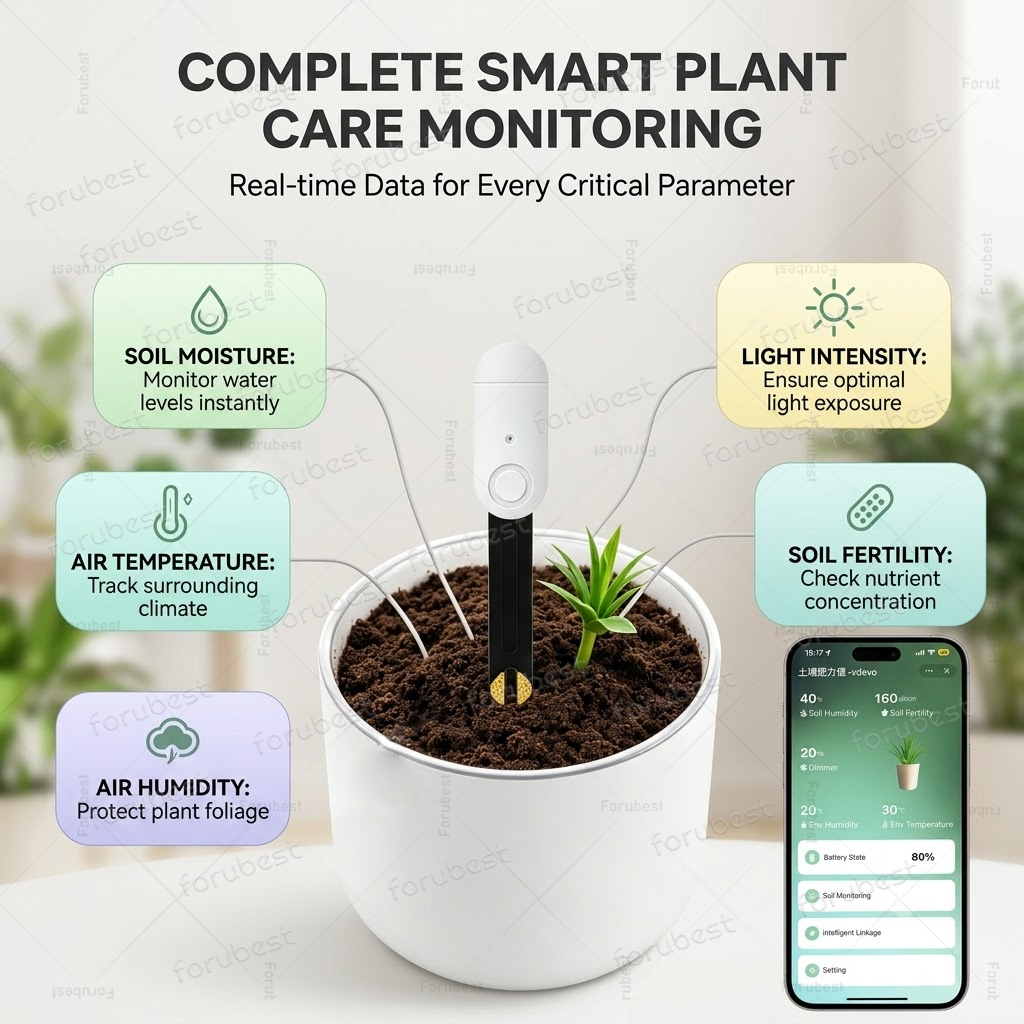 เซ็นเซอร์วัดความชื้นในดินแบบสม - Smart Zigbee Garden Light บทวิจารณ์และราคา
