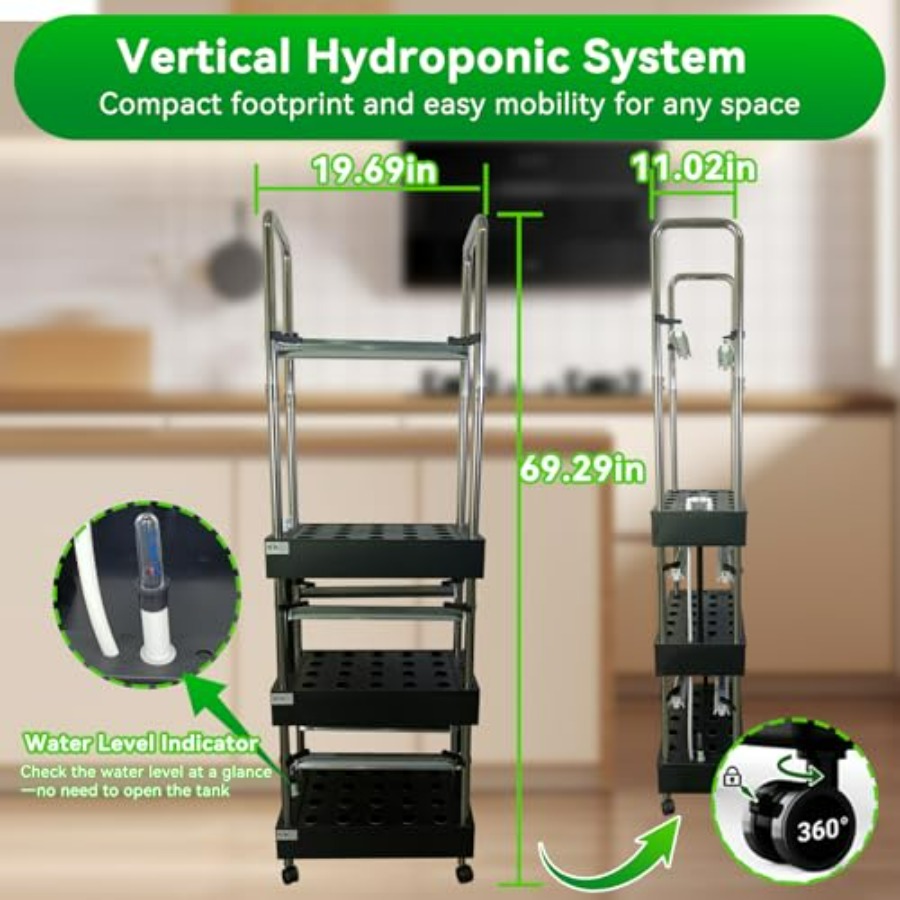 ระบบปลูกพืชไฮโดรโปนิกส์ในร่ม:  - Smart Garden Water บทวิจารณ์และราคา