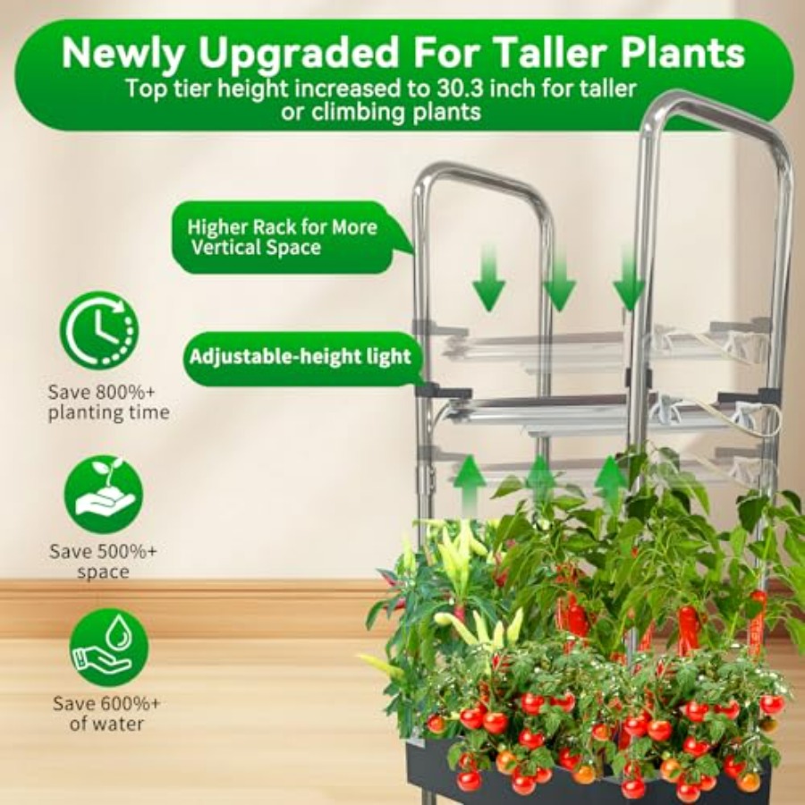 ระบบปลูกพืชไฮโดรโปนิกส์ในร่ม:  - Smart Garden Water บทวิจารณ์และราคา