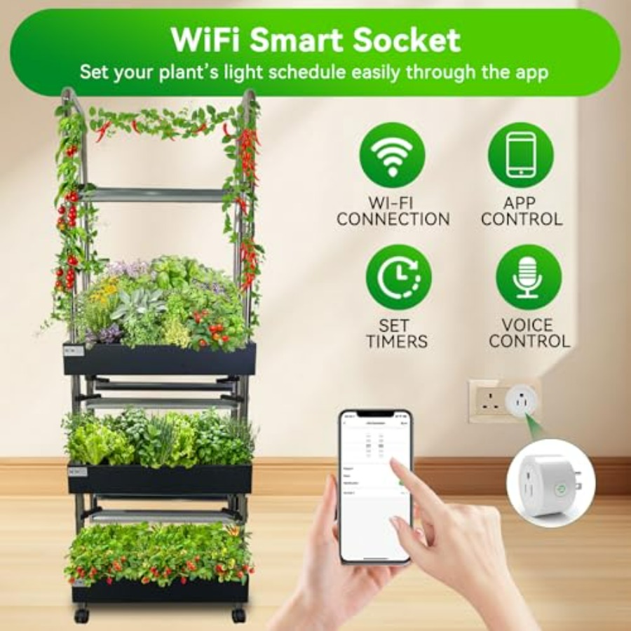 ระบบปลูกพืชไฮโดรโปนิกส์ในร่ม:  - Smart Garden Water บทวิจารณ์และราคา