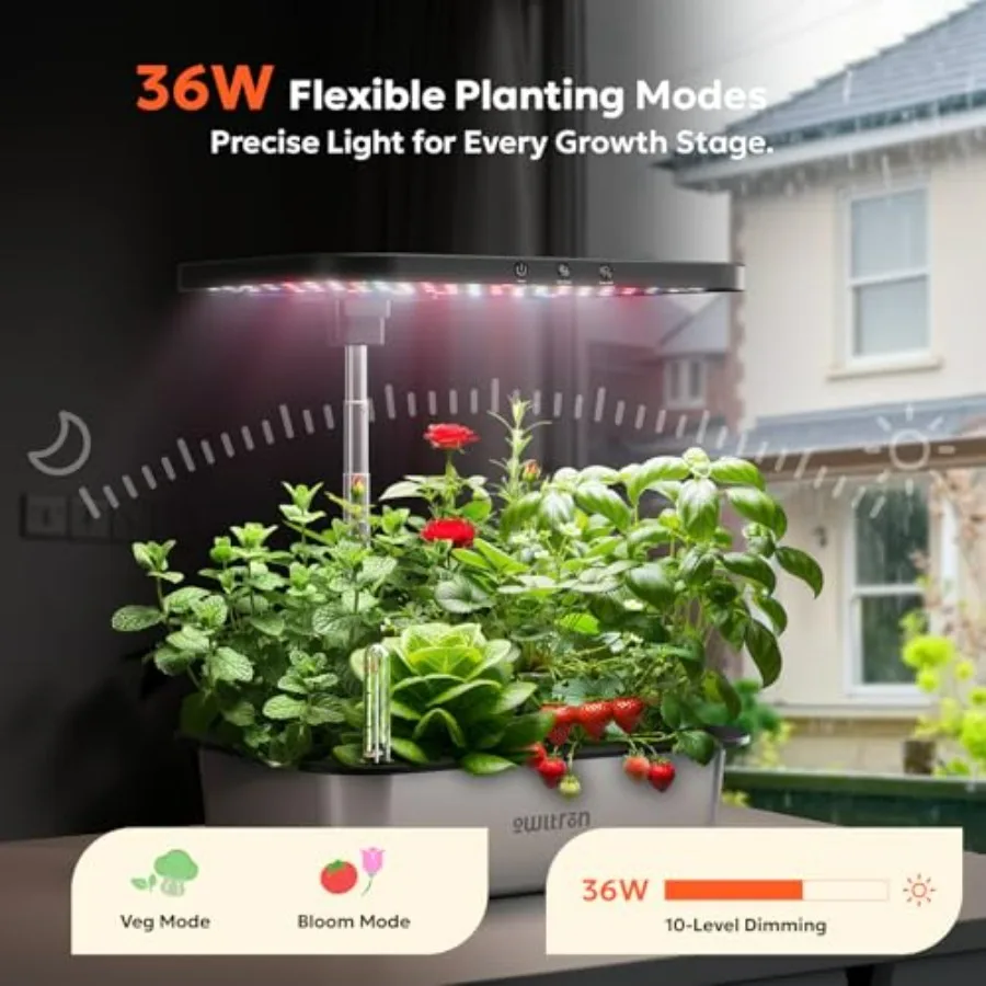 ชุดปลูกสมุนไพรในร่ม 15 ช่อง พร - Smart Garden Construct บทวิจารณ์และราคา