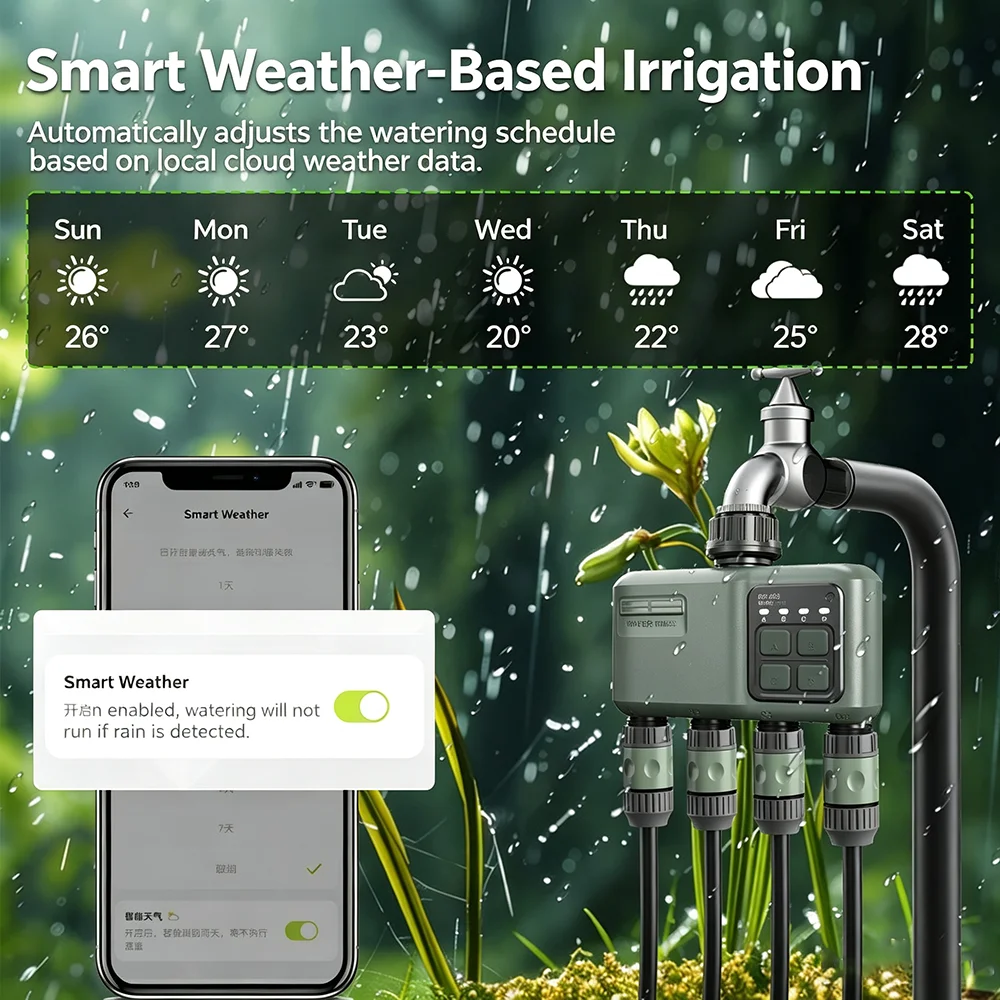ตัวตั้งเวลาควบคุมการรดน้ำอัตโน - Smart Garden Nursery บทวิจารณ์และราคา
