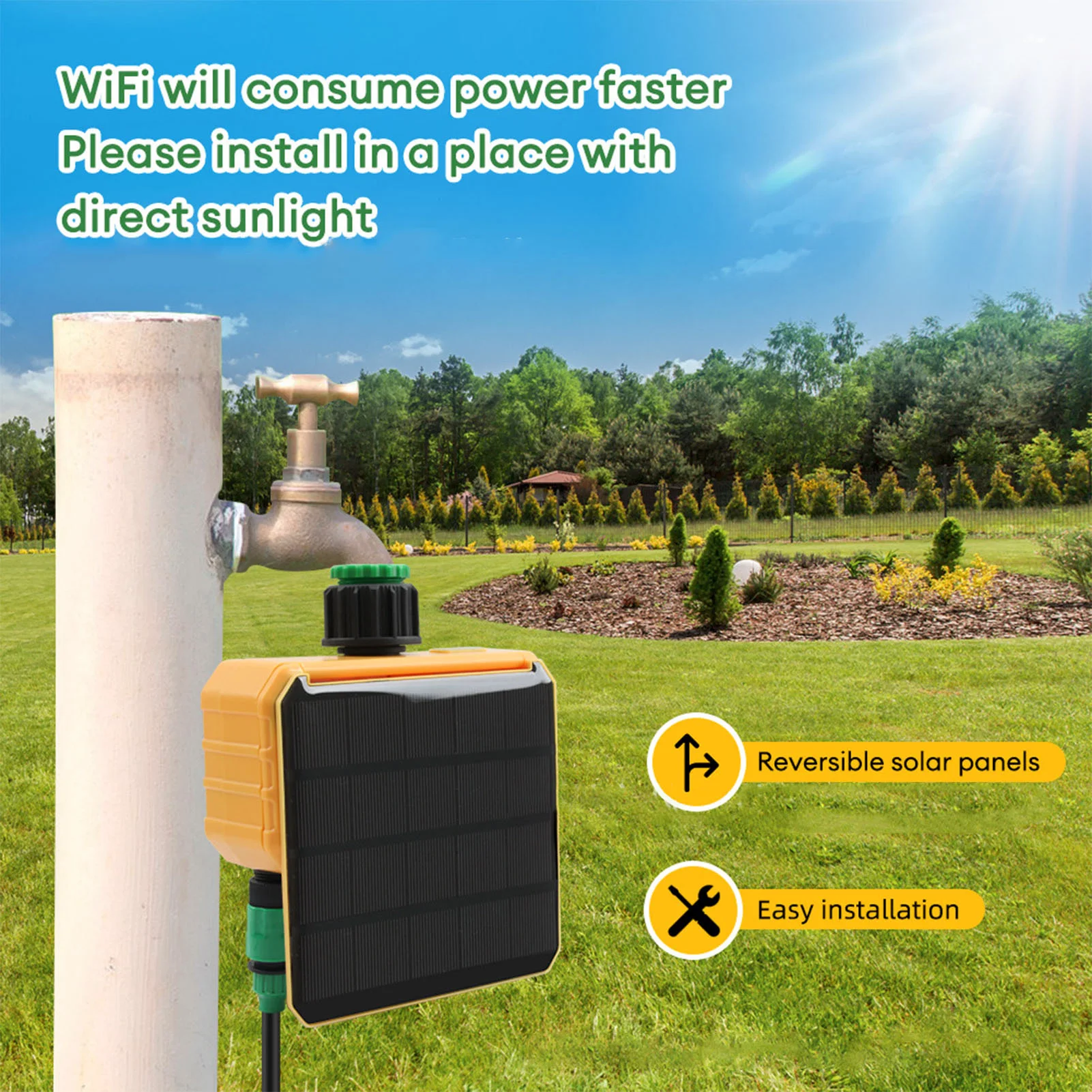 ตัวตั้งเวลาควบคุมการรดน้ำอัจฉร - Smart Garden Usa บทวิจารณ์และราคา