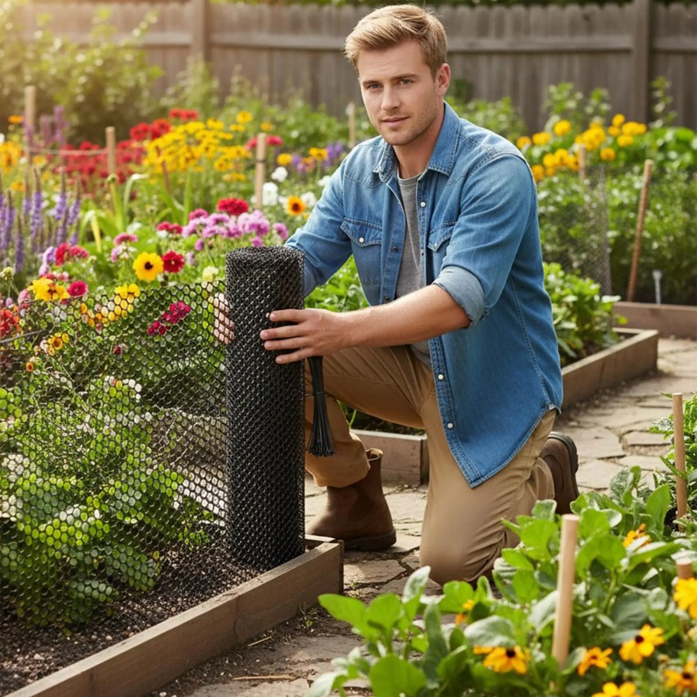 ตาข่ายพลาสติกป้องกันสวน, รั้วล - Smart Garden Fence บทวิจารณ์และราคา