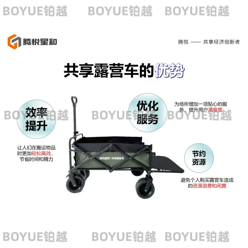 รถเข็นพับได้แบบพกพาสำหรับตั้งแ - Smart Garden Cart บทวิจารณ์และราคา